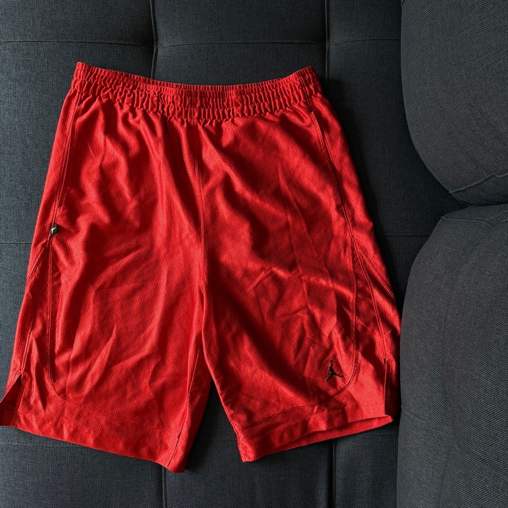 Jordan Red Basketball Shorts